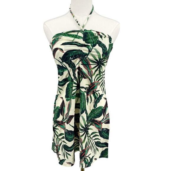 ANDIE Swimwear The Waikiki Dress Cover Up Green Leaf Size Small New with tags! - Picture 3 of 8